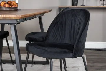 Leah Förlängningsbart Matbord med 4 st Foyos Matstol - Möbler - Bord & matgrupp - Matgrupp