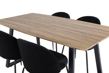 Leah Förlängningsbart Matbord med 4 st Foyos Matstol - Möbler - Bord & matgrupp - Matgrupp