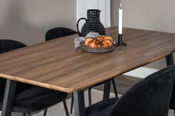 Leah Förlängningsbart Matbord med 4 st Foyos Matstol - Möbler - Bord & matgrupp - Matgrupp