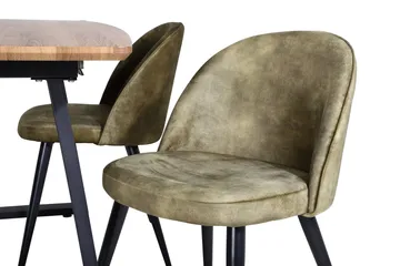 Leah Förlängningsbart Matbord med 4 st Sedavi Matstol - Möbler - Bord & matgrupp - Matgrupp