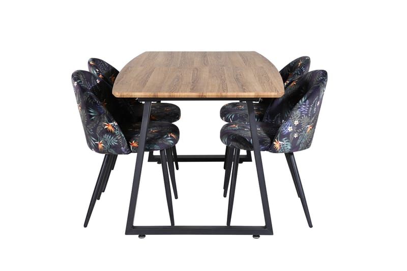 Leah Förlängningsbart Matbord med 4 st Sedavi Matstol - Möbler - Bord & matgrupp - Matgrupp