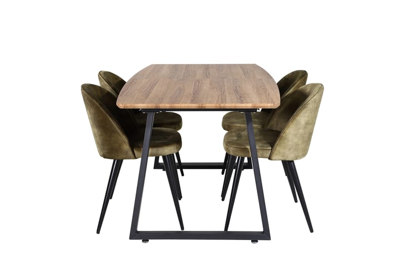 Leah Förlängningsbart Matbord med 4 st Sedavi Matstol - Möbler - Bord & matgrupp - Matgrupp