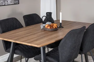Leah Förlängningsbart Matbord med 4 st Sumoas Matstol - Möbler - Bord & matgrupp - Matgrupp