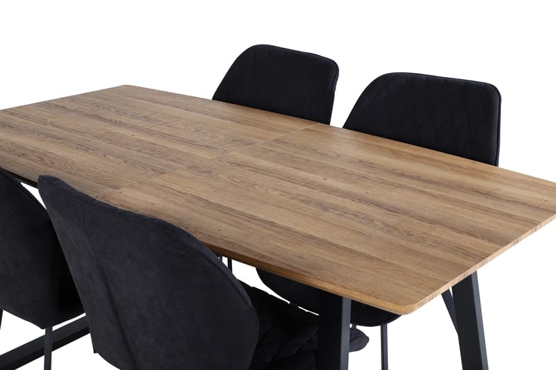 Leah Förlängningsbart Matbord med 4 st Sumoas Matstol - Möbler - Bord & matgrupp - Matgrupp