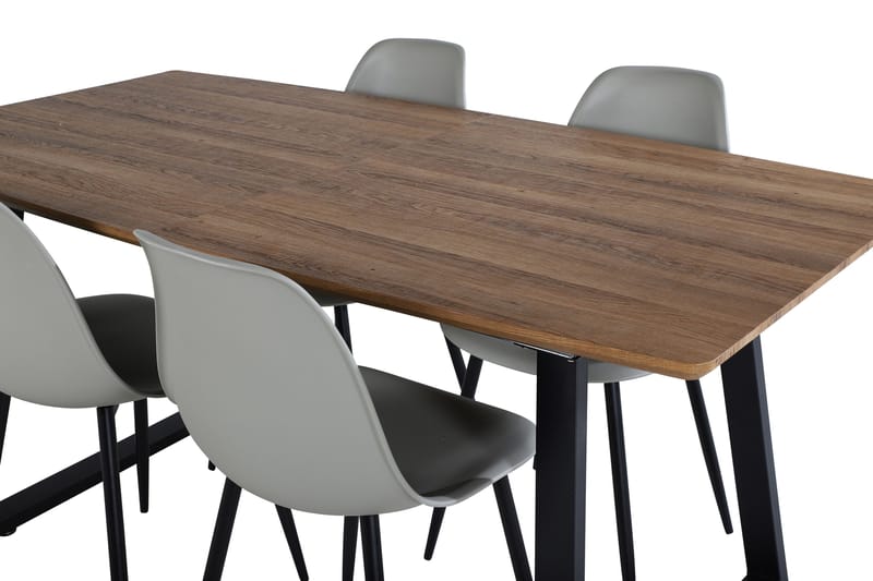 Leah Förlängningsbart Matbord med 4 st Ypas Matstol - Möbler - Bord & matgrupp - Matgrupp
