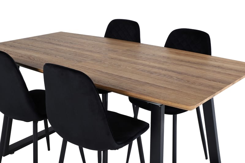 Leah Förlängningsbart Matbord med 4 st Ypas Matstol - Möbler - Bord & matgrupp - Matgrupp