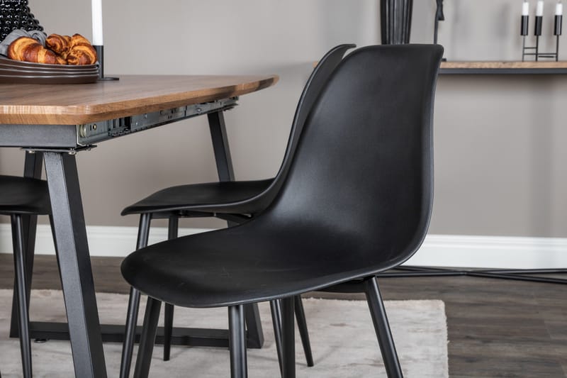 Leah Förlängningsbart Matbord med 4 st Ypas Matstol - Möbler - Bord & matgrupp - Matgrupp