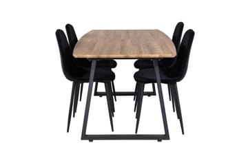 Leah Förlängningsbart Matbord med 4 st Ypas Matstol - Möbler - Bord & matgrupp - Matgrupp