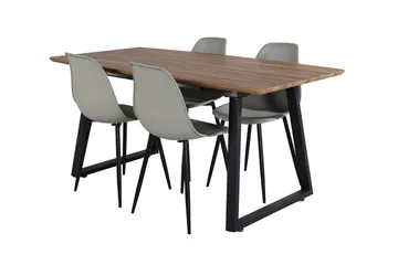 Leah Förlängningsbart Matbord med 4 st Ypas Matstol - Möbler - Bord & matgrupp - Matgrupp