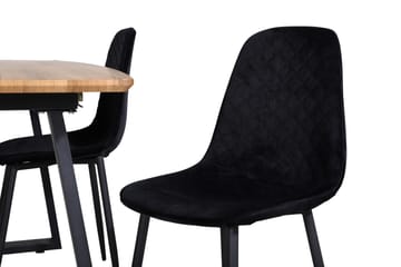 Leah Förlängningsbart Matbord med 4 st Ypas Matstol - Möbler - Bord & matgrupp - Matgrupp