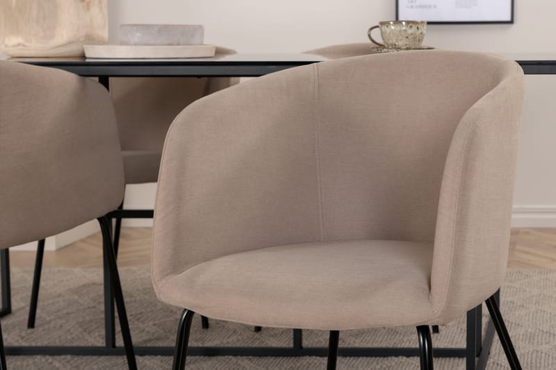 Leif matbord med 4st Berit matstol - Möbler - Bord & matgrupp - Matgrupp