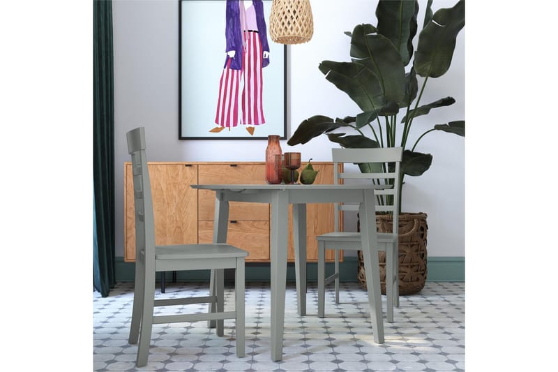 Loukas Matgrupp 3-delar - Grå - Möbler - Bord & matgrupp - Matgrupp