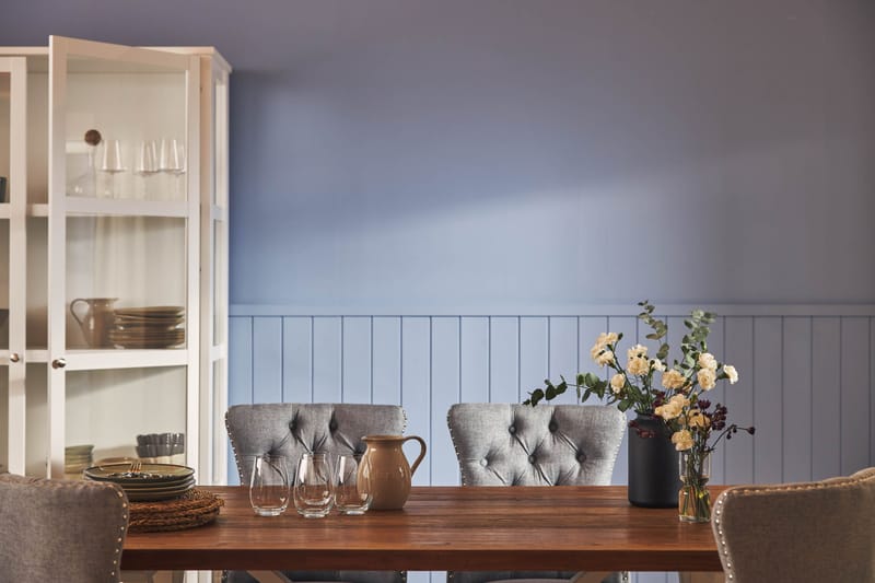 Lyon Förlängningsbar Matgrupp 200 cm inkl 6 Bergviken Stolar - Brun/Vit - Möbler - Bord & matgrupp - Matgrupp