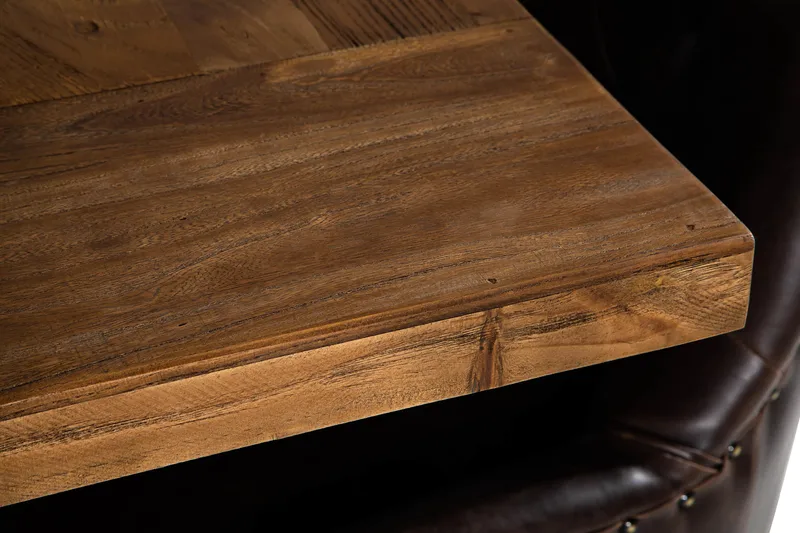 Lyon Förlängningsbar Matgrupp 200 cm med 6 Tuva Fåtölj - Natur/Brun - Möbler - Bord & matgrupp - Matgrupp