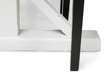 Lyon Förlängningsbar Matgrupp 200 cm med 6 Tuva Fåtölj - Natur/Vit/Svart - Möbler - Bord & matgrupp - Matgrupp