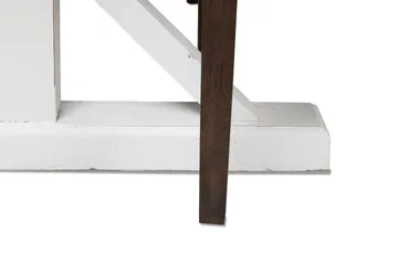 Lyon Förlängningsbar Matgrupp 200 cm med 6 Tuva Stol - Natur/Vit/Brun - Möbler - Bord & matgrupp - Matgrupp