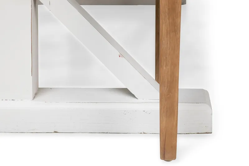 Lyon Förlängningsbar Matgrupp 200 cm med 6 Viktoria Stol Bloomington Natur/Vit/Beige Beige/White - Möbler - Bord & matgrupp - Matgrupp