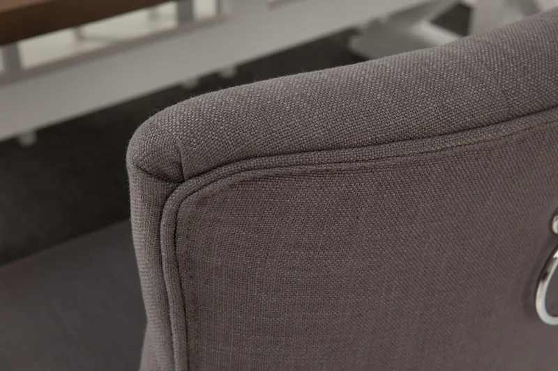 Lyon Förlängningsbar Matgrupp 200 cm med 6 Viktoria Stol - Natur/Vit/Grå - Möbler - Bord & matgrupp - Matgrupp