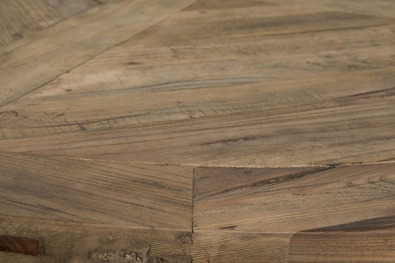 Lyon Matgrupp Ø150 cm Rund med 4 st Viktoria Stolar - Vintage Natur/Vit/Grå - Möbler - Bord & matgrupp - Matgrupp