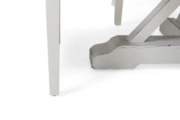 Lyon Matgrupp Ø150 cm Rund med 4 st Viktoria Stolar - Vintage Natur/Vit/Grå - Möbler - Bord & matgrupp - Matgrupp