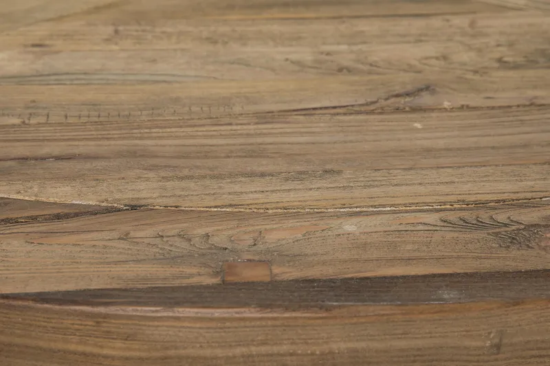 Lyon Matgrupp Ø150 cm Rund med 6 st Viktoria Stolar - Vintage Natur / Vit / Beige - Möbler - Bord & matgrupp - Matgrupp