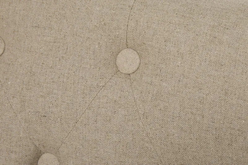 Lyon Matgrupp Ø150 cm Rund med 6 st Viktoria Stolar - Vintage Natur / Vit / Beige - Möbler - Bord & matgrupp - Matgrupp