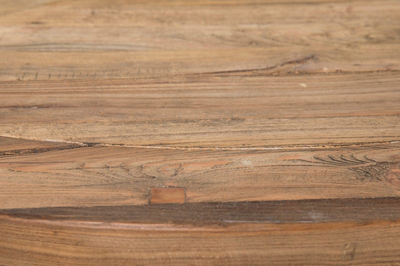 Lyon Matgrupp 150 cm Rund med 4 Tuva Fåtölj - Vintage Alm/Vit/Brun PU - Möbler - Bord & matgrupp - Matgrupp