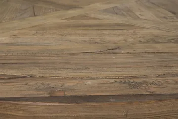 Lyon Matgrupp 150 cm Rund med 6 Tuva Fåtölj - Vintage Alm/Vit/Brun PU - Möbler - Bord & matgrupp - Matgrupp