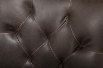 Lyon Matgrupp 150 cm Rund med 6 Tuva Fåtölj - Vintage Alm/Vit/Brun PU - Möbler - Bord & matgrupp - Matgrupp