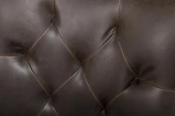 Lyon Matgrupp 150 cm Rund med 6 Tuva Fåtölj - Vintage Alm/Vit/Brun PU - Möbler - Bord & matgrupp - Matgrupp