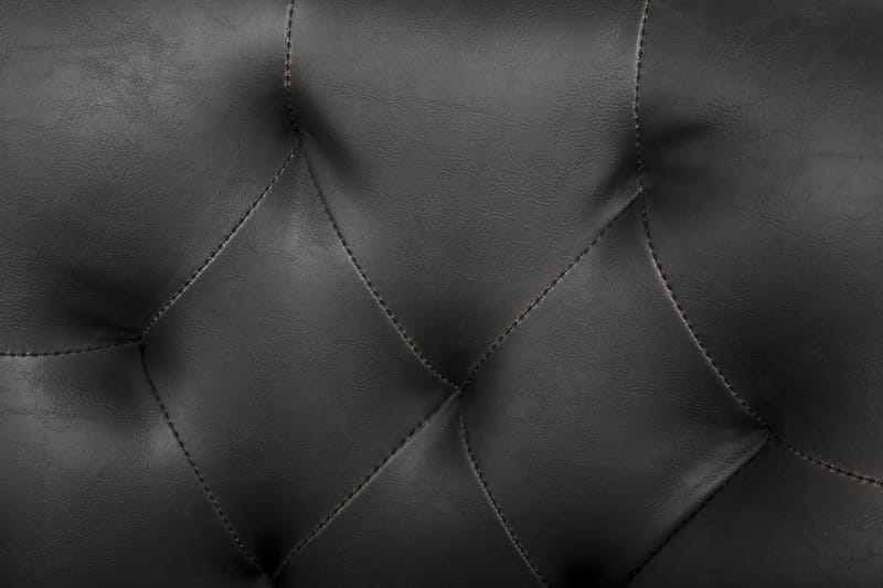 Lyon Matgrupp 150 cm Rund med 6 Tuva Fåtölj - Vintage Alm/Vit/Svart PU - Möbler - Bord & matgrupp - Matgrupp