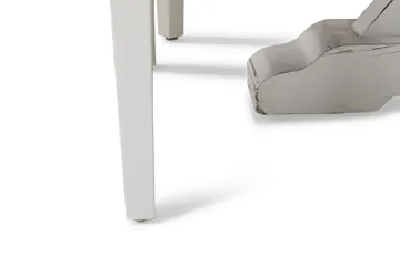 Lyon Matgrupp Runt med 6 Viktoria Stol - Vit/Grå - Möbler - Bord & matgrupp - Matgrupp