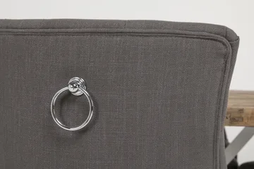 Lyon Matgrupp Runt med 6 Viktoria Stol - Vit/Grå - Möbler - Bord & matgrupp - Matgrupp