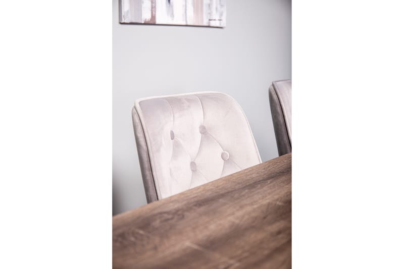 Malvina Matgrupp med 4 Valerie Lyx Sammetsstolar - Möbler - Bord & matgrupp - Matgrupp