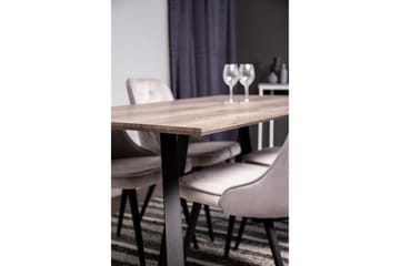 Malvina Matgrupp med 4 Valerie Lyx Sammetsstolar - Möbler - Bord & matgrupp - Matgrupp