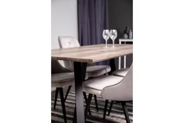 Malvina Matgrupp med 4 Valerie Lyx Sammetsstolar - Möbler - Bord & matgrupp - Matgrupp