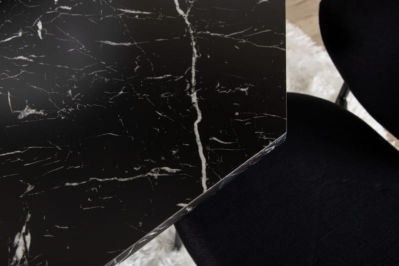 Marbs Matgrupp 110 cm Rund inkl 4 Moncoll Stolar - Svart - Möbler - Bord & matgrupp - Matgrupp