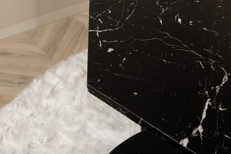 Marbs Matgrupp 110 cm Rund inkl 4 Moncoll Stolar - Svart - Möbler - Bord & matgrupp - Matgrupp