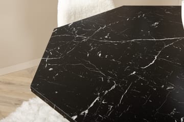 Marbs Matgrupp 110 cm Rund inkl 4 Pontus Stolar - Svart/Vit - Möbler - Bord & matgrupp - Matgrupp