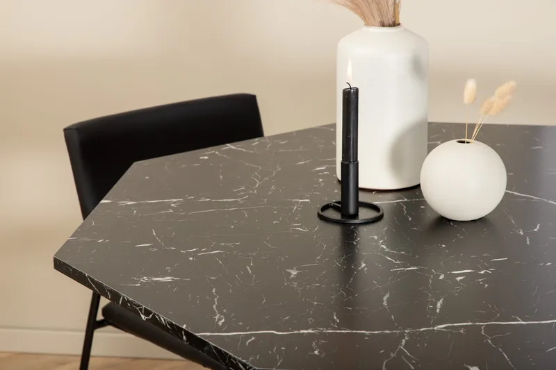 Marbs runt matbord med 4st Kenth matstol - Möbler - Bord & matgrupp - Matgrupp