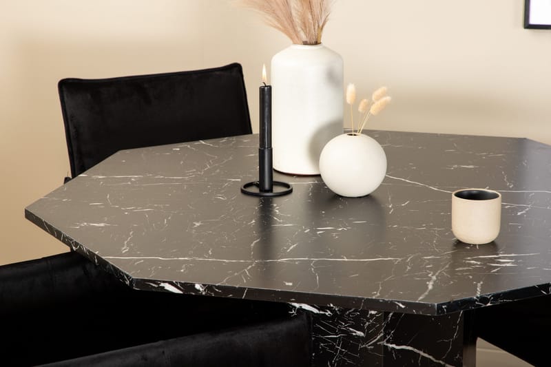 Marbs runt matbord med 4st Pippi matstol - Möbler - Bord & matgrupp - Matgrupp