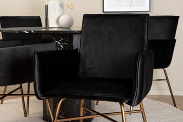 Marbs runt matbord med 4st Pippi matstol - Möbler - Bord & matgrupp - Matgrupp