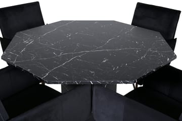 Marbs runt matbord med 4st Pippi matstol - Möbler - Bord & matgrupp - Matgrupp