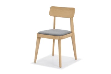 Matbord Gontas 120 cm Runt med 4 st Matstol Wadyn - Natur - Möbler - Bord & matgrupp - Matgrupp