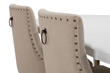Matbord Lowisa med 4 st Ophelia stolar - Beige - Möbler - Bord & matgrupp - Matgrupp