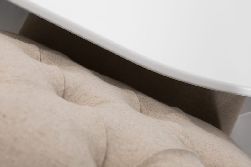 Matbord Lowisa med 6 st Emmie stolar - Beige|Vit - Möbler - Bord & matgrupp - Matgrupp