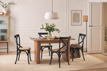 Matbord Navjot 140 cm med 4st Matstol Prumerland - Ek - Möbler - Bord & matgrupp - Matgrupp
