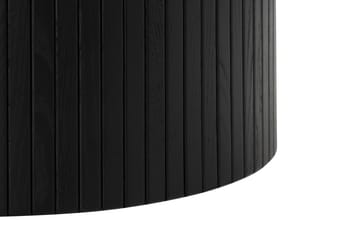 Matbord Runt Kopparbo 130 cm med 4st Matstol Gemmiano - Svart - Möbler - Bord & matgrupp - Matgrupp