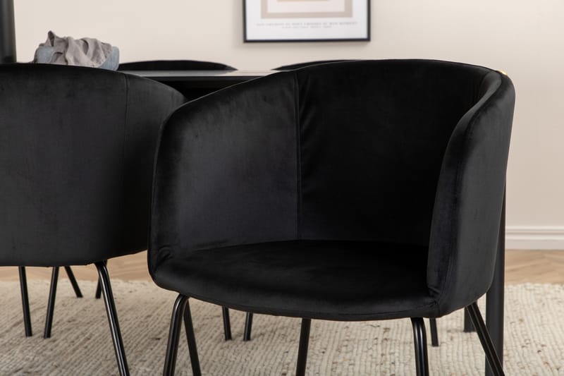 Matbord Pelle Med 6st Berit Matstol - Möbler - Bord & matgrupp - Matgrupp