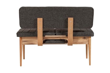 Matgrupp 4 delar Swonger 75 cm - Trä|natur|Antracit - Möbler - Bord & matgrupp - Matgrupp